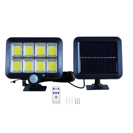 Set 4x Lampi Solare T9 INNOVA Smart Home, 160 LED COB, 8 Cadrane, Senzor Miscare, Panou Detașabil, IP66 + Telecomandă, Cadou + Garanție 3 Ani [3]