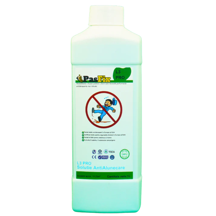 Soluție Antialunecare PasFix L3 PRO 1L - Siguranță profesională pentru restaurante, dușuri publice și zone intens circulate [1]