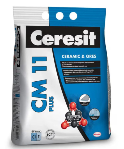 Placari ceramice - Adeziv Ceresit CM 11 Plus 5 kg gri