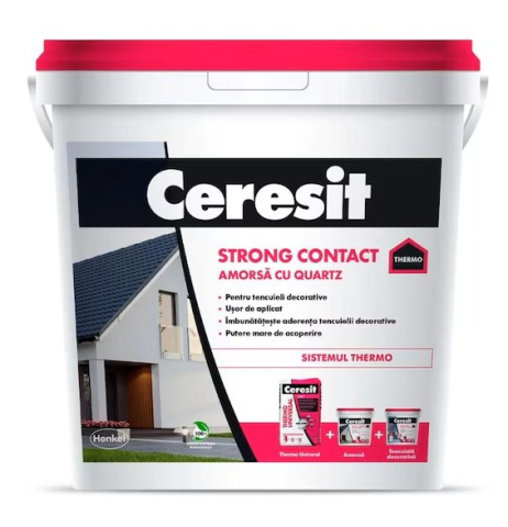 Tencuieli decorative - Amorsa cu quartz Ceresit Strong Contact 8 kg