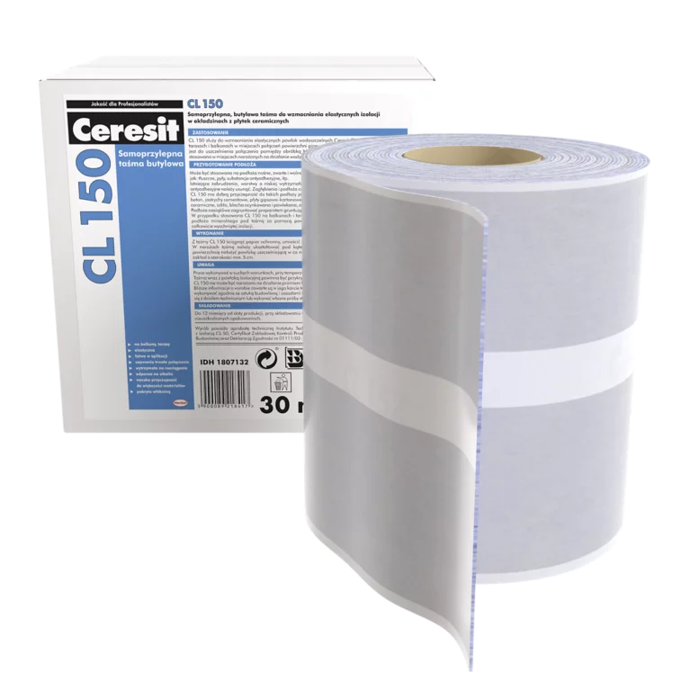 Hidroizolatii - Ceresit CL150 banda etansare butilica autoadeziva pentru balcoane si terase
