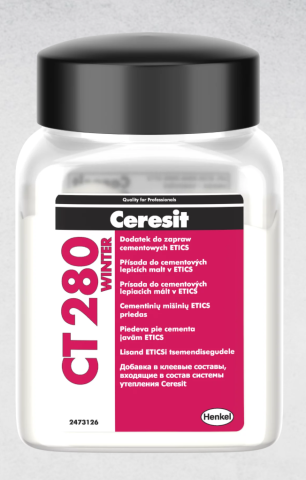 Termoizolatii - Ceresit CT 280 Winter 250 g - Aditiv Anti Inghet Adezivi si Mortare