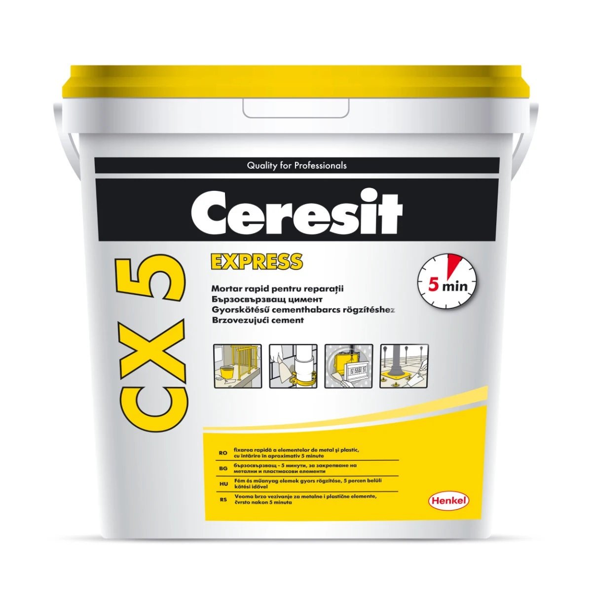 Produse reparatii si finisari - Ceresit CX 5 Express mortar rapid premium pentru reparatii