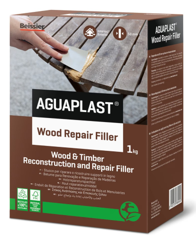 Produse pentru lemn - Chit de lemn Beissier Aguaplast Wood Repair 1 kg