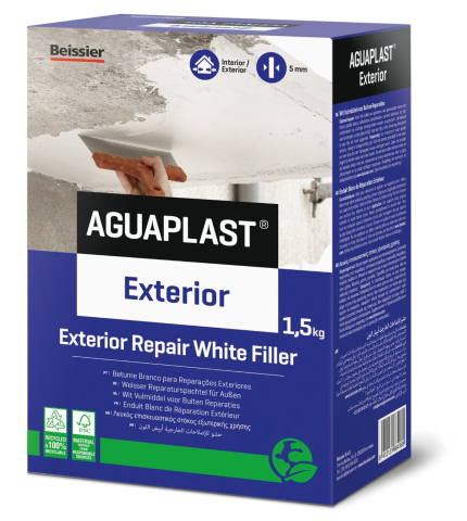 Produse reparatii si finisari - Glet exterior Beissier Aguaplast Exterior 1,5 kg alb