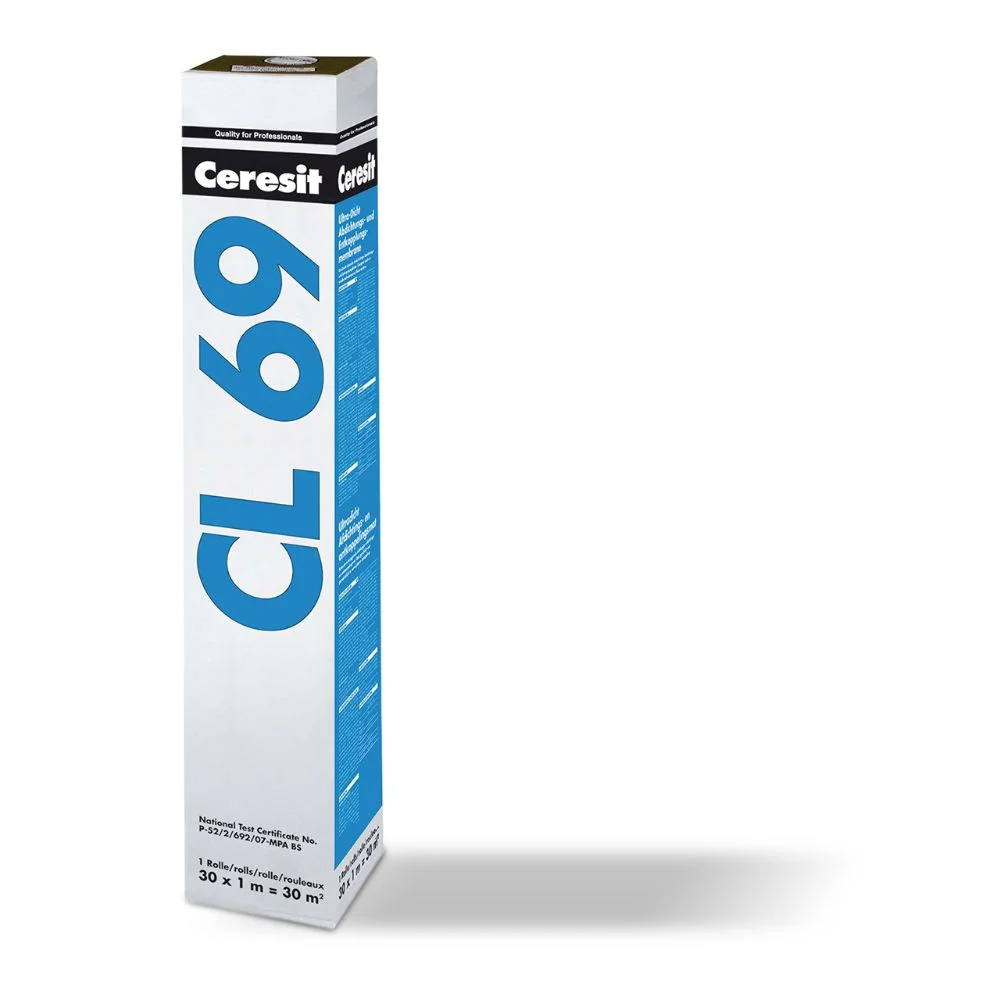 Hidroizolatii - Ceresit CL69 membrana hidroizolatie decuplare rola 30 m