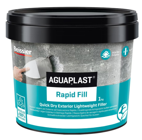Produse reparatii si finisari - Chit exterior Beissier Aguaplast Rapid Fill 1 kg