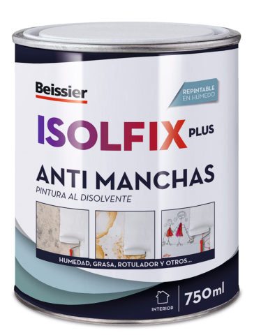 Vopsele - Vopsea Anti-Pete Beissier Isolfix Plus | Fum, Funingine, Nicotina, Apa