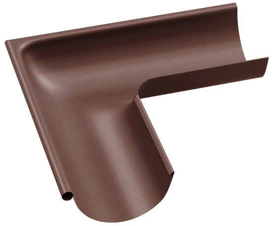 Coltar Exterior de 90 Grade Jgheab, Bilka, RAL 8017 (Maro Ciocolatiu) MAT, 150 mm [2]