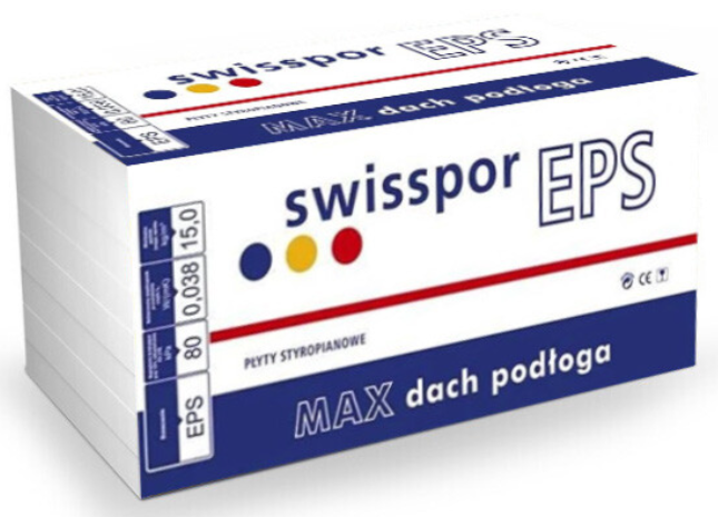 Polistiren Expandat, Swisspor, EPS 80, 100 x 500 x 1000, 2.5 mp/bax [1]