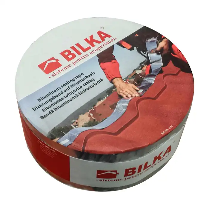 Banda Bituminoasa Autoadeziva pentru Etansare Acoperis, Bilka, Aluminiu, Bitum, 10 cm x 10 m