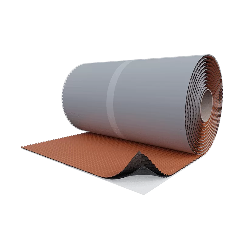 Benzi etansare perete - Banda Etansare Horn/Perete UniFlex, Riwega, Caramiziu (RAL 8004), 300 mm x 5 m