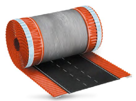 Benzi etansare coame - Banda Etansare si Ventilare Coama, Evotek Tip S, Gri Inchis (RAL 7021) , 390 mm x 5 m