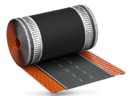 Benzi etansare coame - Banda Etansare si Ventilare Coama, Evotek Tip T, Maro Inchis (RAL 8019), 310 mm x 5 m