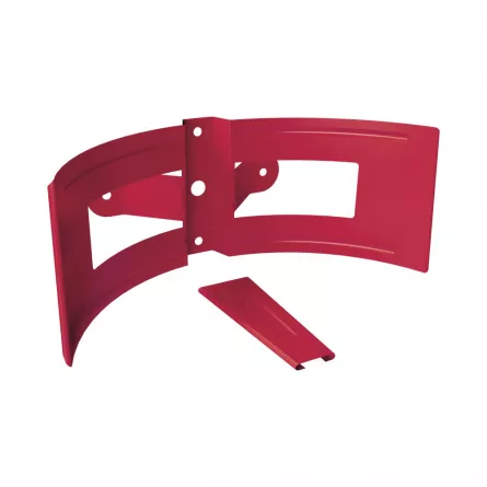 Diam. 125 mm x 90 mm - Bratara Burlan Metalic, Rufster, Rosu (RAL 3011), Diam. 90 mm