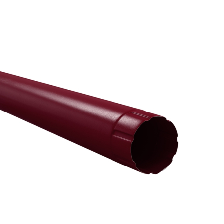 Diam. 125 mm x 90 mm - Burlan Metalic, Bilka, RAL 3005 (Visiniu Inchis), 90 mm x 3000 mm, 0.60 mm