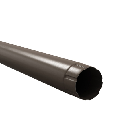 Acoperisuri - Burlan Metalic, Bilka, RAL 8019 (Maro Inchis), 90 mm x 3000 mm, 0.60 mm