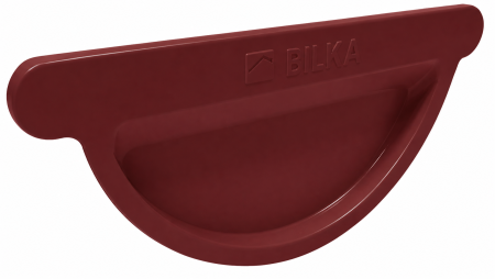 Acoperisuri - Capac Jgheab, Bilka, RAL 3009 (Rosu Maroniu), 150 mm