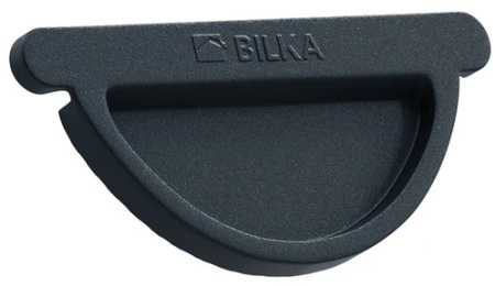 Acoperisuri - Capac Jgheab, Bilka, RAL 7016 (Gri Antracit) MAT, 125 mm
