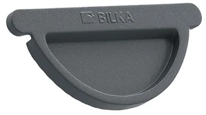 Acoperisuri - Capac Jgheab, Bilka, RAL 7024 (Gri Grafit) MAT, 125 mm