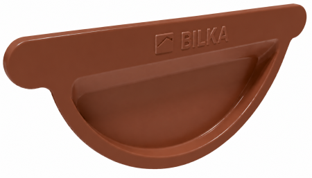Acoperisuri - Capac Jgheab, Bilka, RAL 8004 (Caramiziu), 125 mm