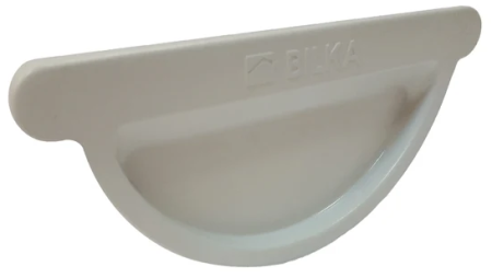 Acoperisuri - Capac Jgheab, Bilka, RAL 9010 (Alb), 150 mm