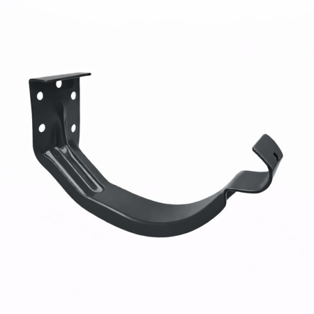 Acoperisuri - Carlig Aplicat Pentru Jgheab Metalic, Rufster, Gri Antracit (RAL 7016), Diam. 125 mm