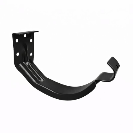 Acoperisuri - Carlig Aplicat Pentru Jgheab Metalic, Rufster, Negru (RAL 9005), Diam. 125 mm