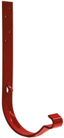 Diam. 125 mm x 90 mm - Cârlig Jgheab, Bilka, RAL 3011 (Rosu), Jgheab 125 mm, 160 mm