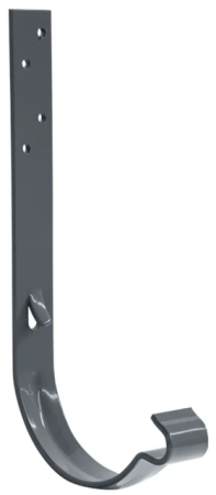 Acoperisuri - Cârlig Jgheab, Bilka, RAL 7011 (Gri), Jgheab 150 mm, 160 mm