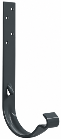 Diam. 125 mm x 90 mm - Cârlig Jgheab, Bilka, RAL 7016 (Gri Antracit), Jgheab 125 mm, 160 mm