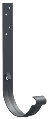 Acoperisuri - Cârlig Jgheab, Bilka, RAL 7024 MAT (Gri Grafit), Jgheab 150 mm, 160 mm