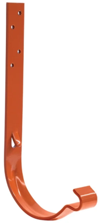 Diam. 125 mm x 90 mm - Cârlig Jgheab, Bilka, RAL 8004 (Caramiziu), Jgheab 125 mm, 160 mm