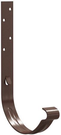 Diam. 125 mm x 90 mm - Cârlig Jgheab, Bilka, RAL 8017 (Maro Ciocolatiu), Jgheab 125 mm, 160 mm