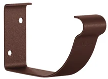 Diam. 125 mm x 90 mm - Cârlig Jgheab, Bilka, RAL 8017 MAT (Maro Ciocolatiu), Jgheab 125 mm, COMBI