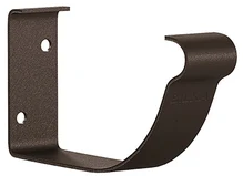 Diam. 125 mm x 90 mm - Cârlig Jgheab, Bilka, RAL 8019 MAT (Maro Inchis), Jgheab 125 mm, COMBI