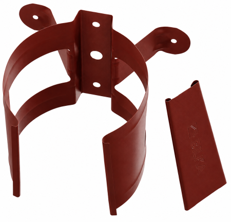 Diam. 150 mm x 100 mm - Colier Burlan, Bilka, RAL 3009 (Rosu Maroniu), 100 mm