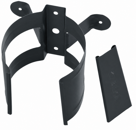 Diam. 125 mm x 90 mm - Colier Burlan, Bilka, RAL 7016 (Gri Antracit), 90 mm