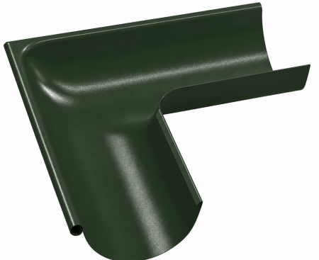 Diam. 125 mm x 90 mm - Coltar Exterior de 90 Grade Jgheab, Bilka, RAL 6020 (Verde), 125 mm