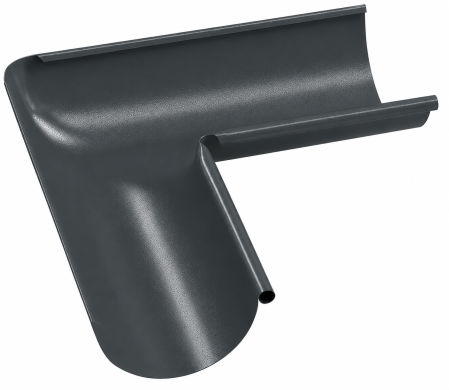 Acoperisuri - Coltar Interior de 90 Grade Jgheab, Bilka, RAL 7011 (Gri), 150 mm