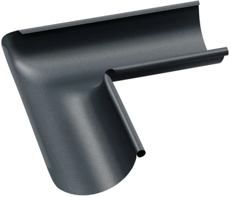 Acoperisuri - Coltar Interior de 90 Grade Jgheab, Bilka, RAL 7016 (Gri Antracit) MAT, 125 mm