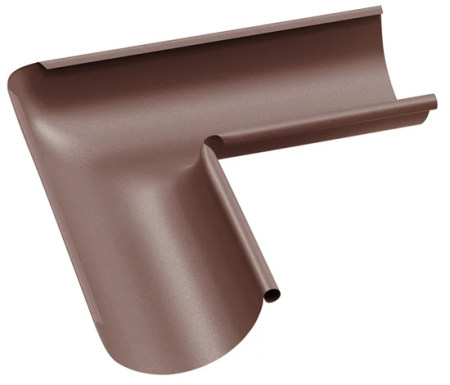 Acoperisuri - Coltar Interior de 90 Grade Jgheab, Bilka, RAL 8017 (Maro Ciocolatiu) MAT, 125 mm