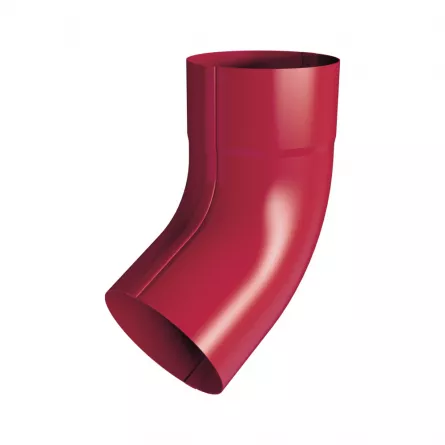 Diam. 125 mm x 90 mm - Cot Burlan Metalic, Rufster, Rosu (RAL 3011), Diam. 90 mm