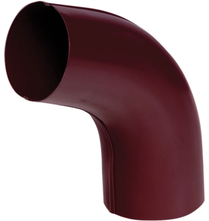 Diam. 125 mm x 90 mm - Cot de 60 Grade Burlan, Bilka, RAL 3005 (Visiniu Inchis), 90 mm