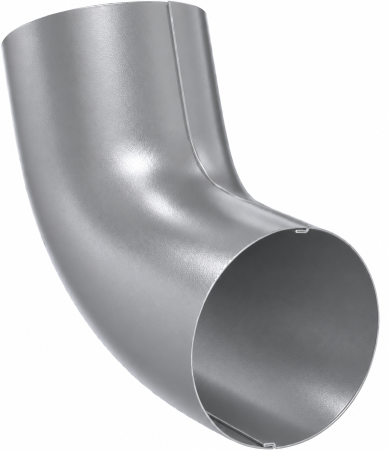 Sisteme de jgheaburi si burlane - Cot de 60 Grade Burlan, Bilka, RAL 9006 (Argintiu), 100 mm