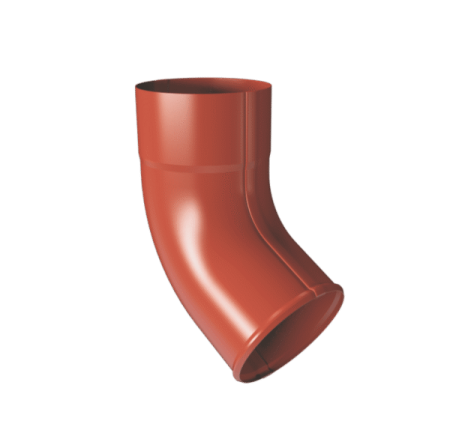 Diam. 125 mm x 90 mm - Cot Evacuare Pentru Burlan, Rufster, Rosu Caramiziu (RAL 8004), Diam. 90 mm