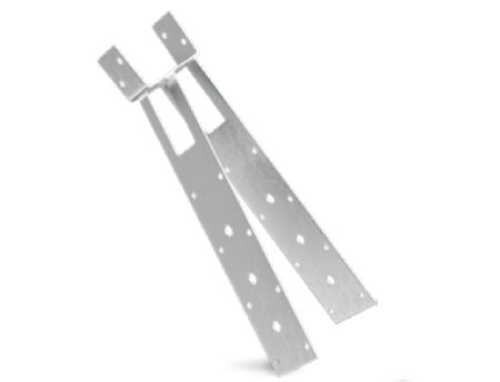 Accesorii de coama - Element Fixare Sipca Coama Universal, Evotek, Zincat, 50 x 50 x 210 mm