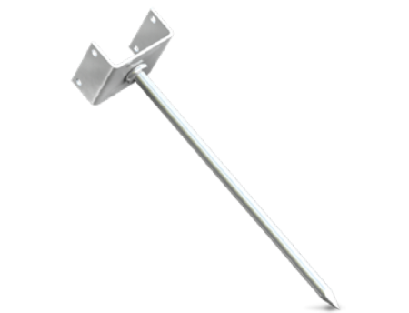 Accesorii de coama - Cui Fixare Sipca Coama, Evotek, Zincat, 50 x 50 x 210 mm