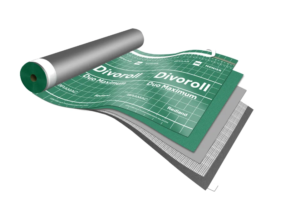 Folie si izolatie acoperis - Folie Anticondens Pentru Acoperis, Bramac, Divoroll Duo Maximum, 200g/mp, 75 mp/rola
