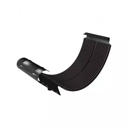 Diam. 150 mm x 100 mm - Imbinare Jgheab Metalic, Rufster, Negru (RAL 9005), Diam. 150